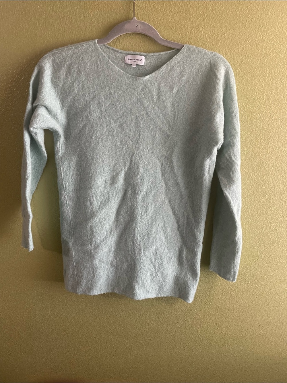 Bianchi & Blu Mint Green Crew Neck Sweater